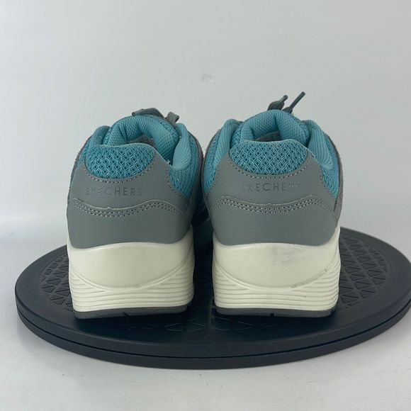 Skechers Uno Tripik Gray/Blue Athletic Running Shoes 52457 Men’s Size 7 - Picture 6 of 12
